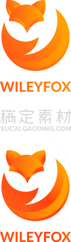 商务,品牌名称,狐狸,分离着色,创造力,动物园,几何形状,概念,野生动物,模板