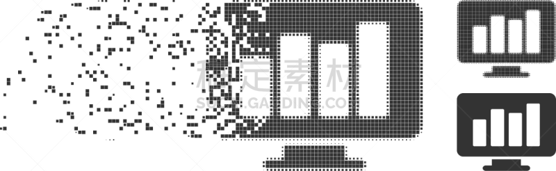 计算机图标,像素化,一个物体,安全的,符号,骨折,点染,监视,溶解,改变