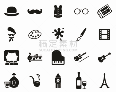 生活方式,舞台,计算机图标,巨大的,吉普赛人,黑白图片,葡萄酒,背景分离,简单,细的