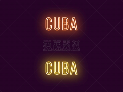 古巴,文字,霓虹灯,品牌名称,短语,单词,信函,发光二级管,雕刻图像,剪影
