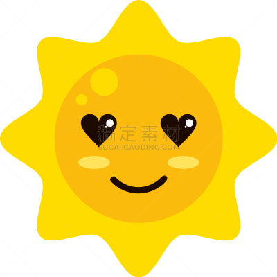 可爱,日光,一见钟情,卡通,可爱的,清新,图像,性格,收集,爱