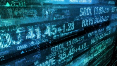 股票行情报价器-数字数据显示背景