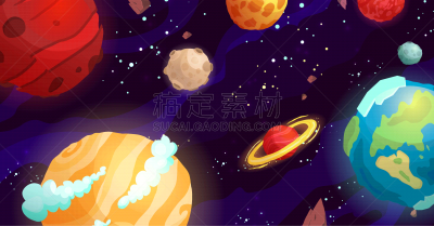 星系,卡通,太空,儿童,矢量,绘画插图,书,化学元素周期表,掌上电子游戏