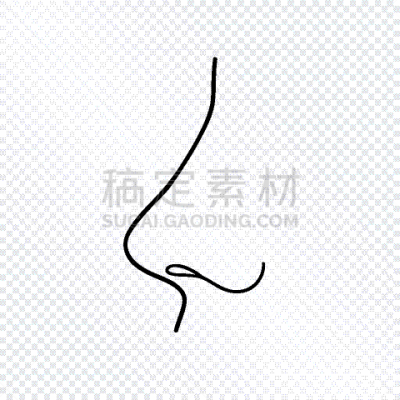 分离着色,人的鼻子,计算机图标,生物学,商务,健康保健,部分,塑胶,乱画,闻