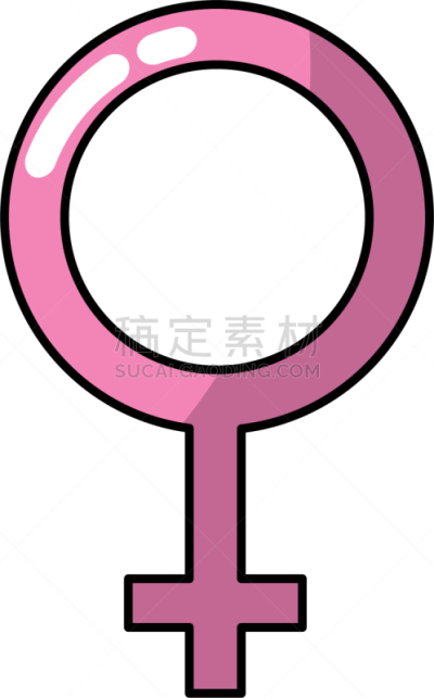 性别标志,人生大事,分离着色,事件,人,概念,女人,矢量,标志,女性与母性