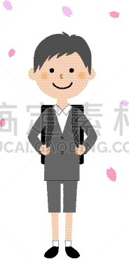 小学,典礼,建筑物门,男孩,人,白色背景,仅日本人,男人,垂直画幅,生活方式