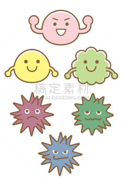 细菌,机遇,可爱的,计算机病毒,健康保健,垂直画幅,癌症,图像,细胞,益生菌