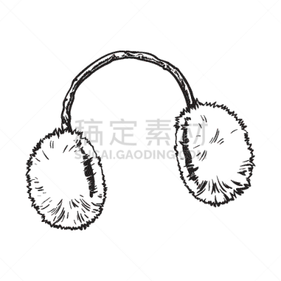 明亮,消声器,动物耳朵,动物毛,毛皮,分离着色,可爱的,传统,季节,冬天