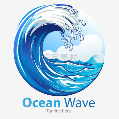 波浪,清新,环境,品牌名称,海啸,夏天,天空,潮汐,漩涡形,冲浪
