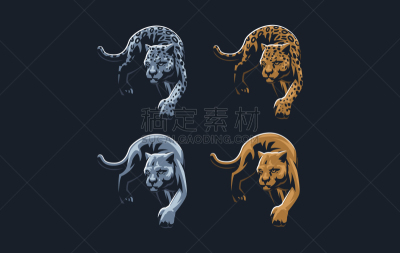 图像,美洲狮,美洲豹,野生动物,迅速,猎豹,品牌名称,吉祥物,危险,轮廓