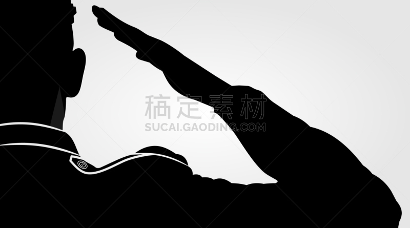 船长,分离着色,白色,制服,白昼,敬礼,剪影,干杯