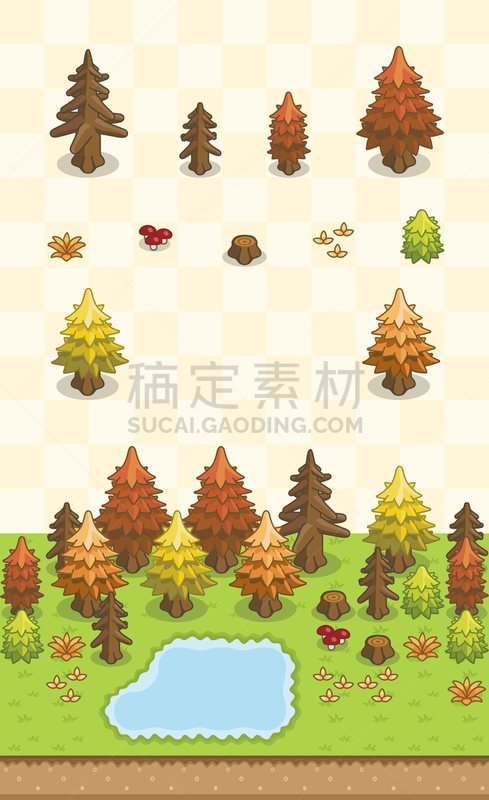 秋天,北方针叶林,植物群,可爱的,环境,简单,云杉,松树,植物,户外