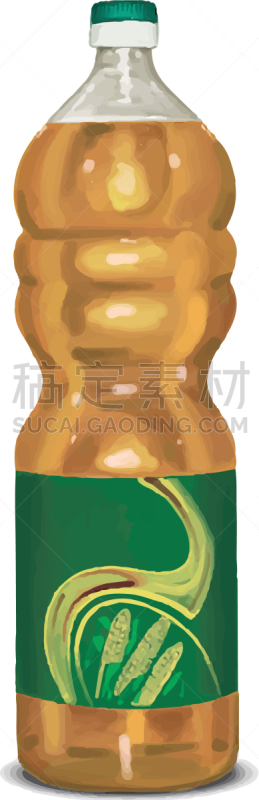 瓶子,玉米油,动物手,农业,蔬菜,素食,华丽的,食品,烹调,绘制