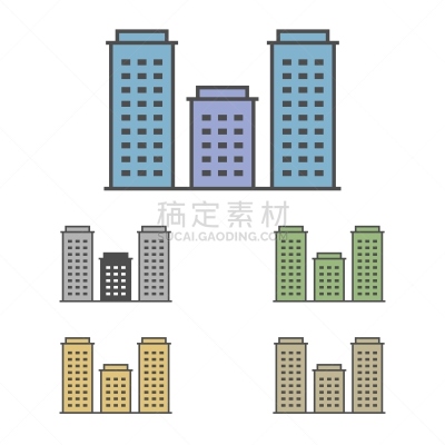 图标集,矢量,建筑业,分离着色,传媒,背景分离,信函,人类居住地,地板,现代
