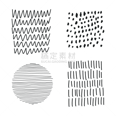 抽象,四元素,线条画,插画,请柬,海报,图像,复古风格,现代,50年代风格