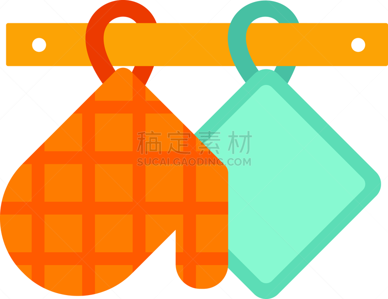 厨房,热,矢量,公寓,分离着色,抽油烟机,连指手套,手套,背景分离