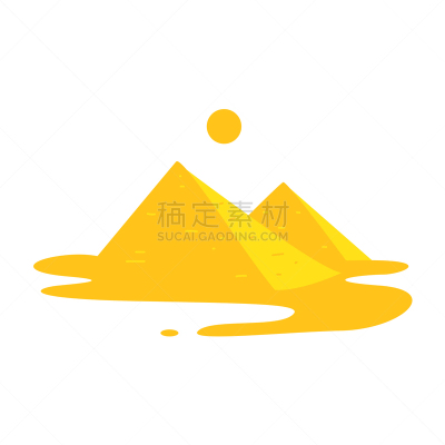 摆拍,埃及,地形,金字塔形,两个物体,分离着色,白色,考古学,图像