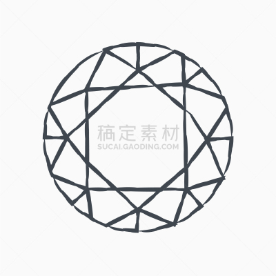 分离着色,图标,钻石,白色背景,华贵,模板,品牌名称,证章,复古