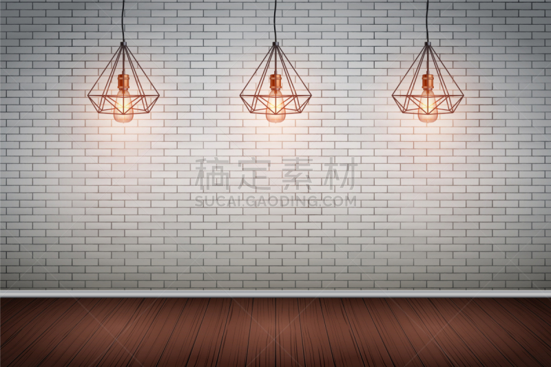 项坠,住宅房间,砖墙,金属丝,铜,黄铜,石头,木制,室内地面,复古