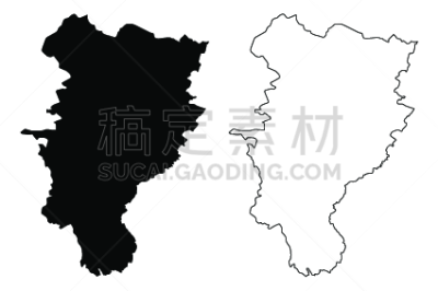 基尔代尔,普通住宅区,轮廓,边界,平坦的,伦斯特省,计算机图标,图像,无人,矢量