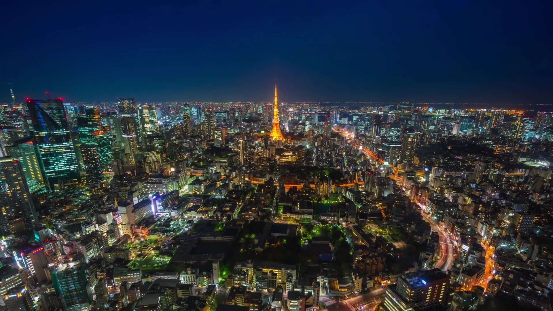 东京夜景全景