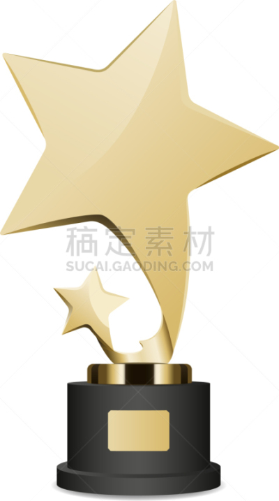 小的,黄金,巨大的,奖杯,星形,计算机图标,杯
