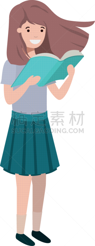 女孩,书,学生,手,世界读书日,书店,女人,儿童,童年,读书