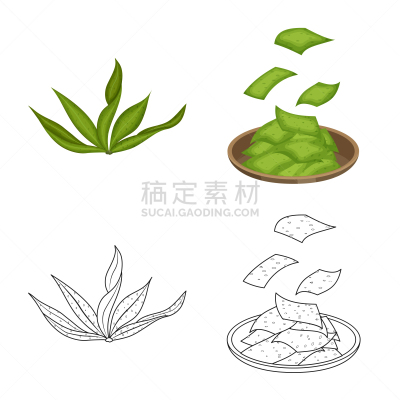 design protein and sea icon collection