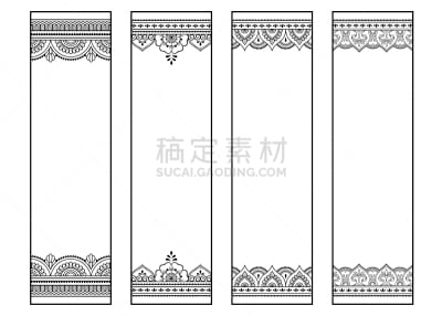 草图,标签,书,手,书签,花纹,高雅,着色,绘制