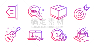 计算机图标,矢量,吉他,新的,商品,剧场售票处,卷动,标志,渴望,下移