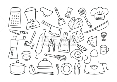 餐具,厨房器具,手,菜单,杯,食品,长柄勺,炊具刀,围裙,餐馆