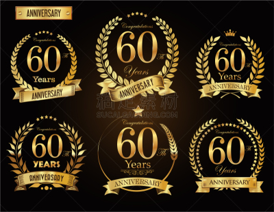 周年纪念,黄金,月桂花冠,60岁到65岁,50年节,红色,信函,图像,庆祝