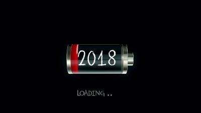 2018年新年文本动画将更改为2019年