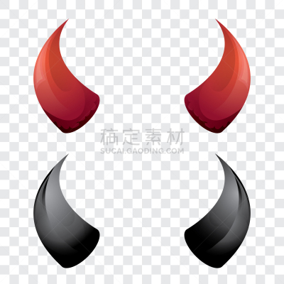 分离着色,红色,恶魔,黑色,可爱的,概念,魔鬼,矢量,标志