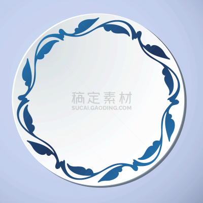 传统,植物,叶子,青花瓷,边框,模板,餐具,古董,艺术品,纹理