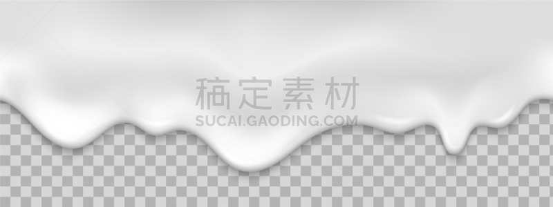 水滴,白色,奶油,酸奶,液体,三维图形,矢量,蛋糕,写实,流动