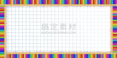 铅笔,长方形,国境线,活力,床单,模板,儿童,彩虹,剪贴画,做