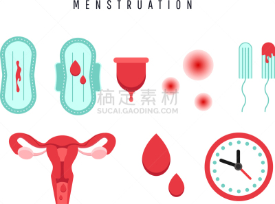 卵巢,有月经,概念,女性,人类的生殖器官,子宫颈,人,女人