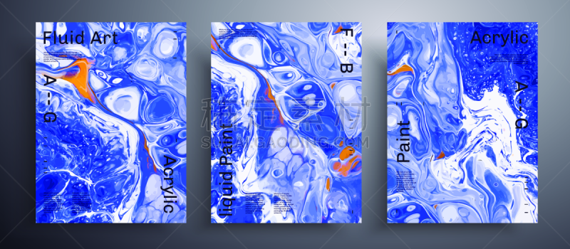 背景,海报,矢量,小册子,白色,模板,橙色,抽象,液体,纹理