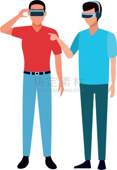 人,进行中,虚拟现实,电子人,专业人员,男人,技能,技术,刺激