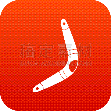 红色,回飞棒,计算机图标,数字化显示,分离着色,传统,人,土著人,图像