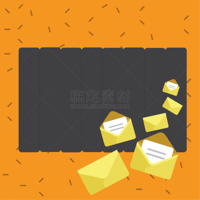 信封,塞进去,开着的,关闭的,纸,创造力,明信片,商务,请柬,布置