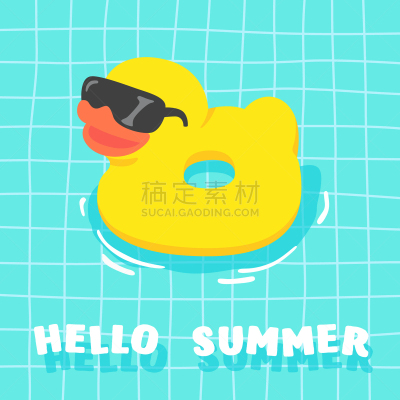 可爱的,游泳池,橡皮鸭子,华丽的,充气筏,夏天,愉悦,概念,浮标,度假