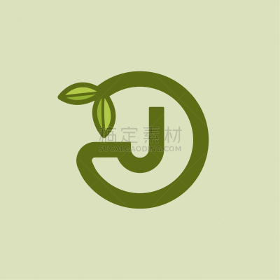 植物,圆形,英文字母j,矢量,信函,生物学,蔬菜,商务,清新,自然界的状态