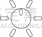 校准仪,平坦的,图标,噪声,技术,现代,设备用品,调整,联系,安慰