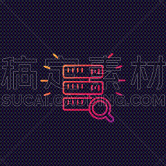 主机,网络服务器,线图标,计算机,一致,直的,技术,莫诺湖,搜寻,沟通
