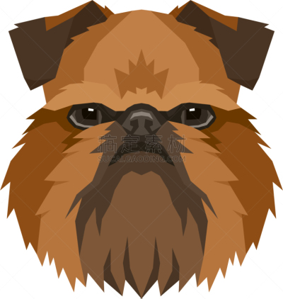 狗,Griffon Bruxellois,图标,头像,可爱的,农业,商务,纯种犬,哺乳纲,收集