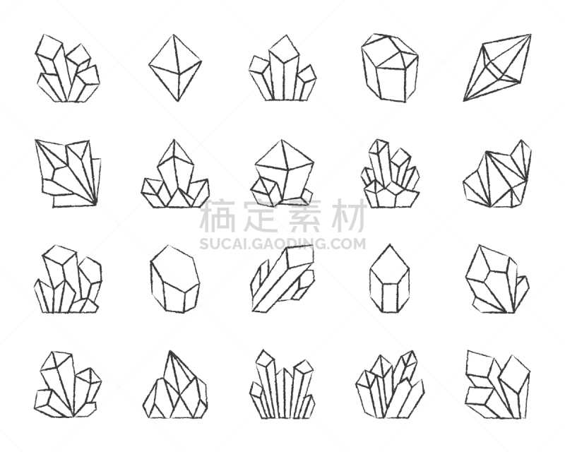 线条,计算机图标,素描,水晶,形状,几何形状,轮廓,黄金,直的,绘制