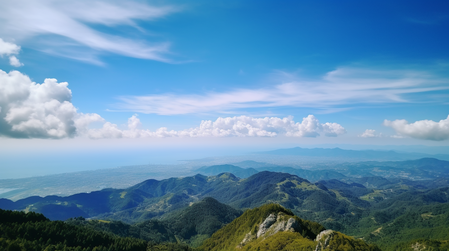 山峰山脉山林山顶自然风景预览效果