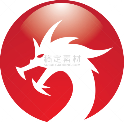 龙,图标,传统,商务,模板,现代,自然美,动物,细毛纤维